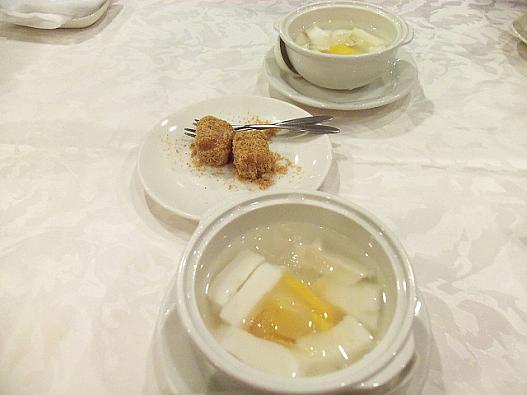 ⑤杏仁豆腐ときな粉餅