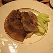 レストランで食べた豚肉はビールのおつまみにバッチリ
