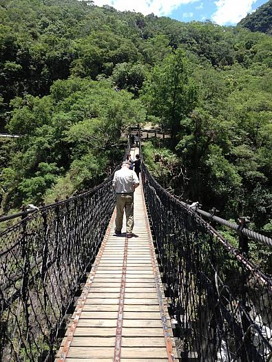 太魯閣渓谷の吊り橋