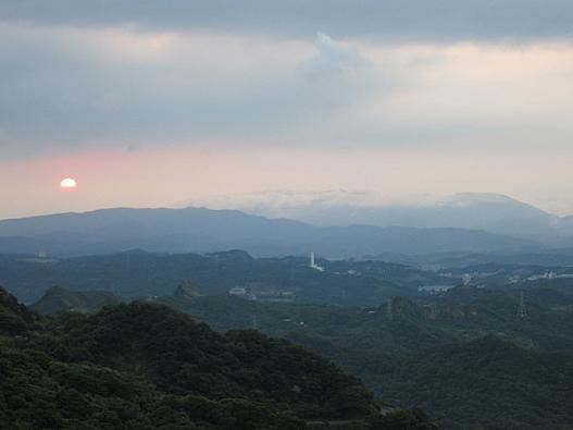 9/11。５時過ぎに現地に着いて、丁度夕日が沈むタイミングでした