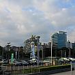 松山空港前の光景