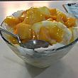 台中市の【幸發亭】でマンゴー雪花氷を食す。