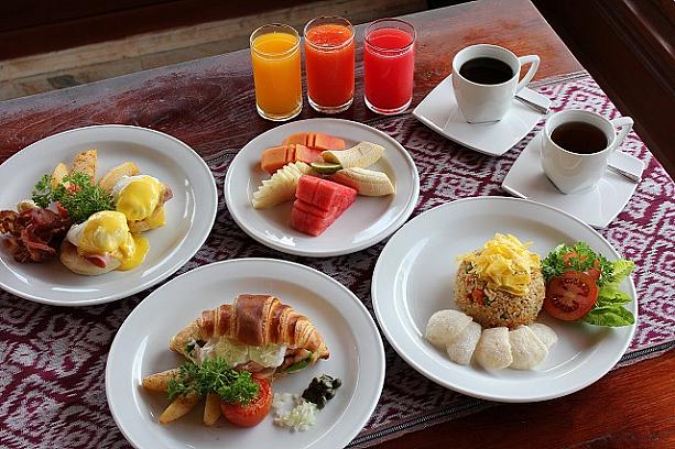 バリ島のホテルで朝食♪