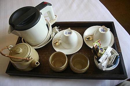 コーヒー･紅茶セットのほか、急須セットもありました。