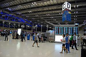 スワンナプーム国際空港内にエアポートリンク駅があり便利