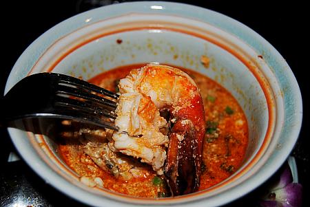 大きなエビでプリプリの食感