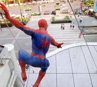 バンコクにスパイダーマンが参上！ -セントラルワールド