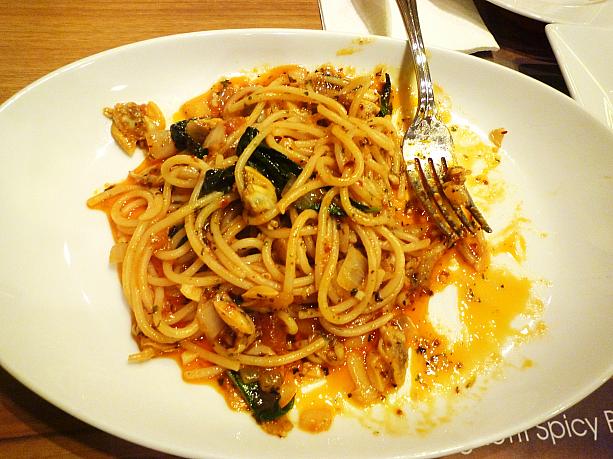 今回は注文したのはパスタ・・・