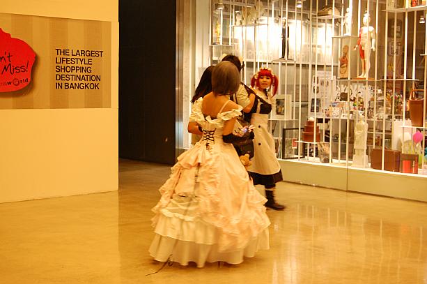 きょうはコスプレのイベントもありました