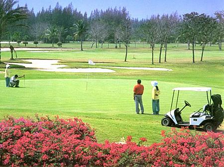 タイには有数のゴルフ場が点在しています