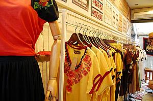 外国人に人気があるというお店にはサイズもゆったりの洋服が多くあります