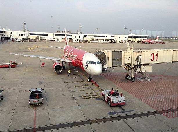 格安航空で有名な「エアアジア」はドンムアン空港から出発です！