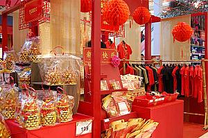 中華街のほか、デパート内でも「春節祭」のイベントがあります。