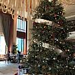チャオプラヤー川沿いのペニンシュラホテルにあるクリスマスツリーです。