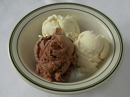 うれしい、三種アイスクリーム