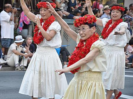 フラ・パワーにふらふら！ホノルル・フェスティバル２０１０ フラダンス パレード 縁日 御輿お祭り