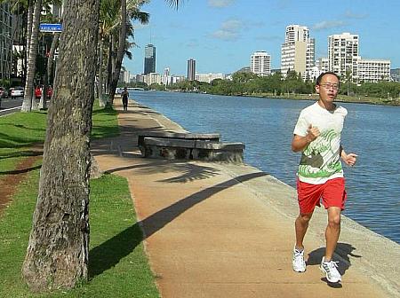 ハワイでランニング！～オアフ島お勧めランニングコース ランニングジョギング