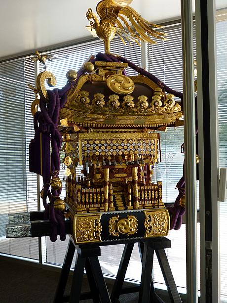 1年に一度行われるＪＴＢ主催の「祭りインハワイ」で使用される本物のお神輿