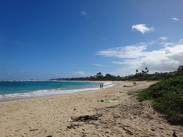 ハワイも20年前、30年前のような、あまり知られていないビーチは少なくなりつつあります。とはいえ、何しろ海に囲まれた島ですから！車で回っていると、新たなビーチに遭遇することもあります。