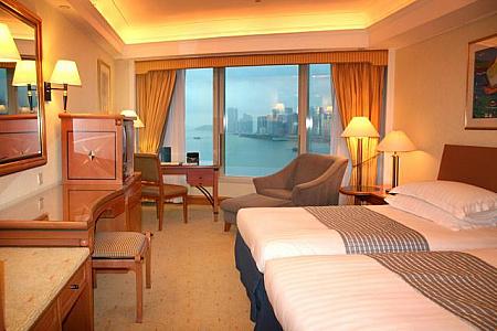 お部屋からはビクトリア灣と香港島が見渡せます。