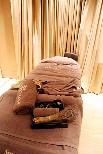 スパで使用されるタオルは全てオーガニック素材を使用。
