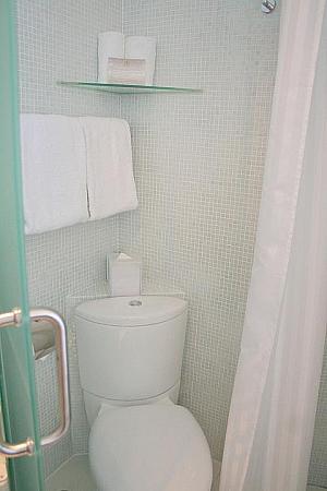 バスタブは有りませんが、トイレ、シャワーブース、洗面台がコンパクトに分かれているので使いやすいです。