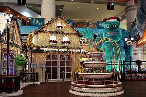 2007年　ショッピングモールのクリスマスデコレーション