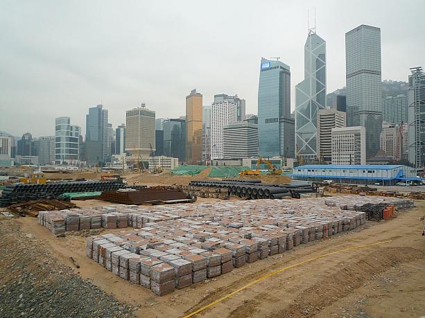 中環－旧スターフェリーピア跡地　2009年3月