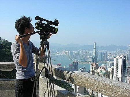 やっぱり、お約束は山頂（ピーク）から見下ろす、香港の風景。