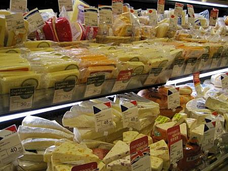チーズの種類も豊富