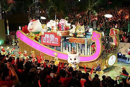 1月の香港 【2012年】 旧正月 イベントパフォーマンス
