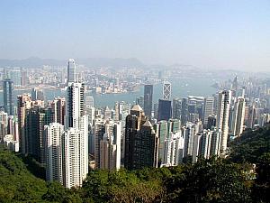 山頂からは香港を一望できます