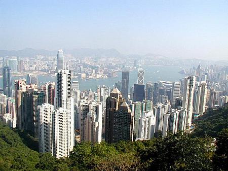 香港で一番の観光地ビクトリアピーク