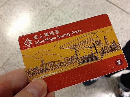MTRの切符