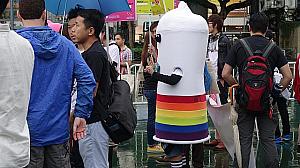 香港のゲイたちもパワフルです！ ゲイパレード
