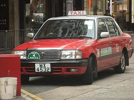 香港のタクシーと言えばトヨタのコンフォート
