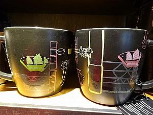 コレクターでなくても、ついつい集めたくなってしまうようなデザインのカップやタンブラーがたくさん。
