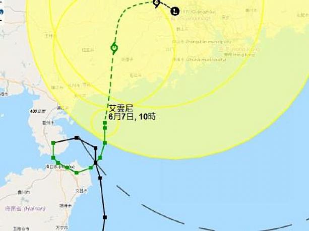 今回の台風の進路、変だと思いませんか？海南島付近で1回転したり、<br>終的には直角近くに曲がる可能性があったりwww