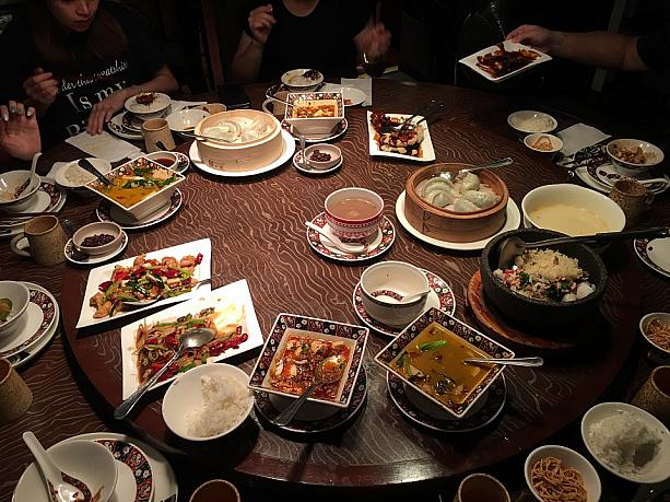 こちらはランチセットがとてもお得。全員で色々な味を頼んで、みんなでシェアをしました！
