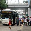 港珠澳大橋にある税関とフェリーターミナルを結ぶ臨時バス停もここに移動