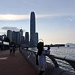 先日、香港島の金鐘から湾仔までプロムナードを散歩しました。最近は朝夕はだいぶ過ごしやすい気温になったので、散歩も快適。