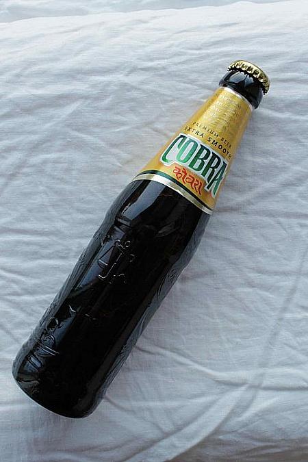 COBRA コブラ（ピルスナー）：<BR>ロンドンのインド料理店に行くと必ず置いてある「カレーに合う」ビール。 