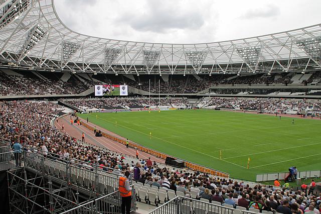 五輪スタジアムでラグビーw杯のプレゲームがありました ロンドンナビ