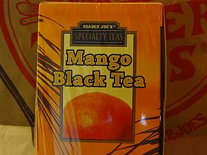 マンゴー味の紅茶。$1.99