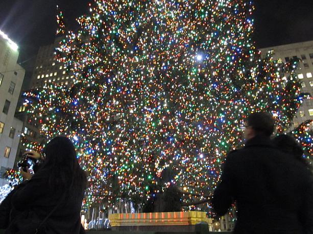 ニューヨークのクリスマス事情 クリスマス クリスマスツリーイルミネーション