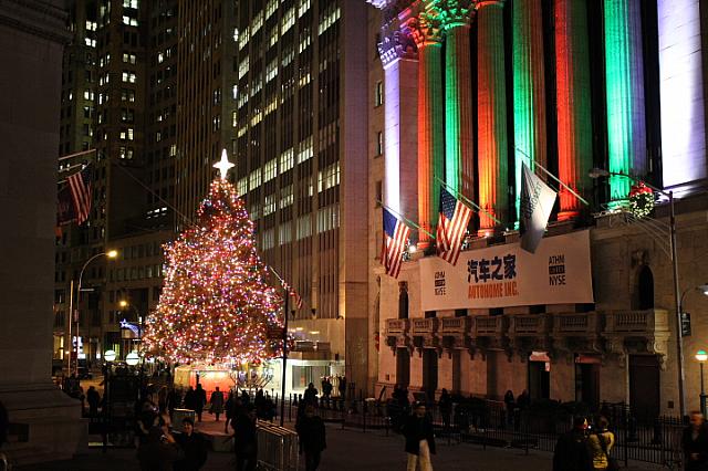 金融街のクリスマスイルミネーションも見逃せない ニューヨークナビ