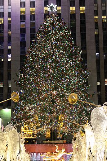 11&12月のニューヨーク【2017年】  ロックフェラーセンターのクリスマスツリー ホリデーマーケット セントラルパークホリデートレインショー