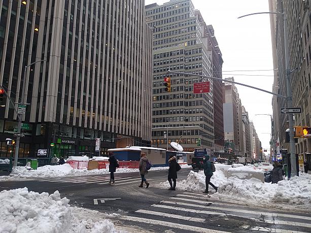 2月のニューヨーク、寒さもピークを迎えています。