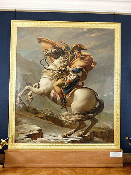 アルプス越えのナポレオン。