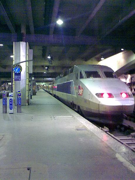 主にフランスの西部や南西部行きの電車が発着するターミナル駅のこちら。